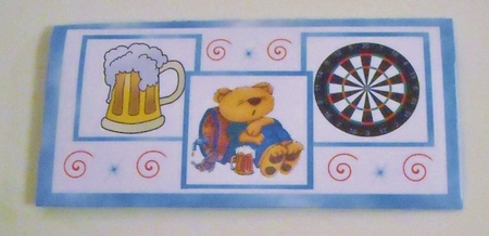 Money Wallet - Beer & Darts by Pam Stubley