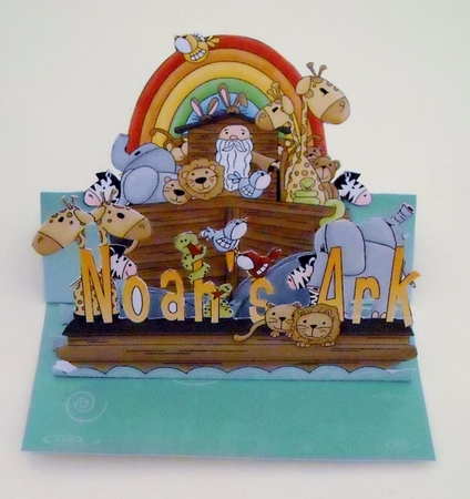 Noa and His Animals Easel Card Kit Over the Edge by Pam Stubley