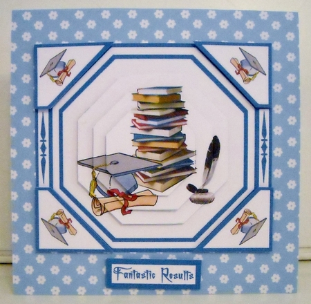 Exploding Verse- Graduation (blue) by Pam Stubley