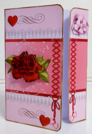 Valentine Off-center Gatefold Card Kit by Pam Stubley