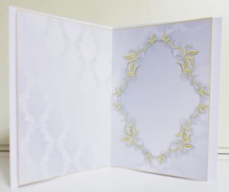 Silver Silk Wedding Insert by Pam Stubley