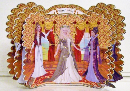 Scalloped Layered Gatefold - the Costume Party by Pam Stubley