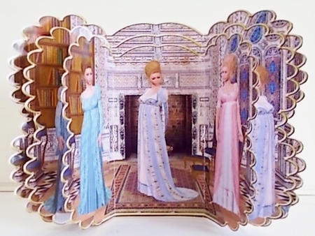 Scalloped Layered Gatefold - Waiting for Mr Darcey by Pam Stubley