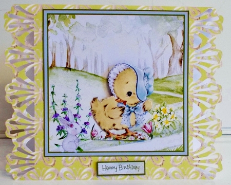 529 Two Fancy Edge Cards Multiple MACHINE Formats by Pam Stubley