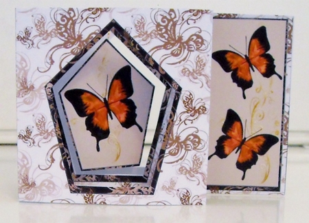 Box Side Aperture Card - Butterfly Anniversary by Pam Stubley