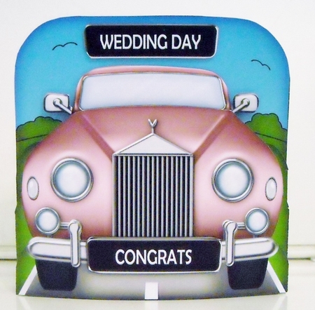 3D Rolls Royce Transport Pop Out Card Kit by Pam Stubley