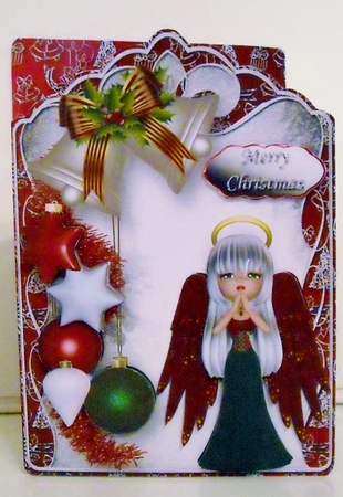 Little Angel Shaped Card Mini Kit by Pam Stubley