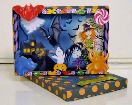 Halloween Mayhem 3D Frame Box Card Kit by Pam Stubley