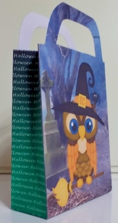 Halloween Owl Gift Bag 1 by Pam Stubley