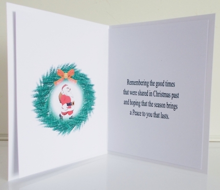Santa N Holly Insert by Pam Stubley