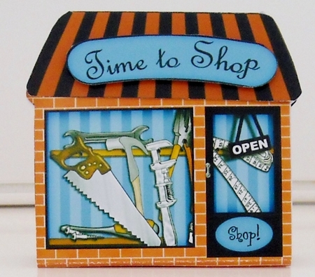 3D Little Tool Shop Gift Card Holder by Pam Stubley