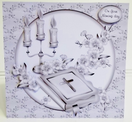 Silver Christening /namingday by Pam Stubley