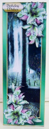 Large Dl Moonlight Celtic Waterfall Fantasy by Pam Stubley