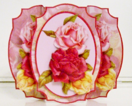 Beautiful Roses Pop Out Card Kit by Pam Stubley