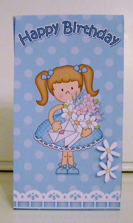 3D Girlz Liz's Flowers Birthday Gift Bag Mini Kit by Pam Stubley