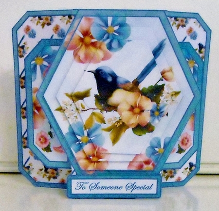 3D Double Pop-out - Bluebird by Pam Stubley