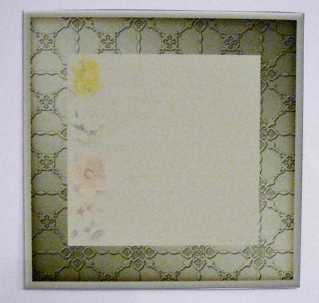 Insert for Vintage Wildflower Square Layers Card by Pam Stubley