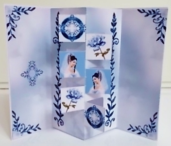 Internal Pop Out 6 Card - Eternal Beauty by Pam Stubley