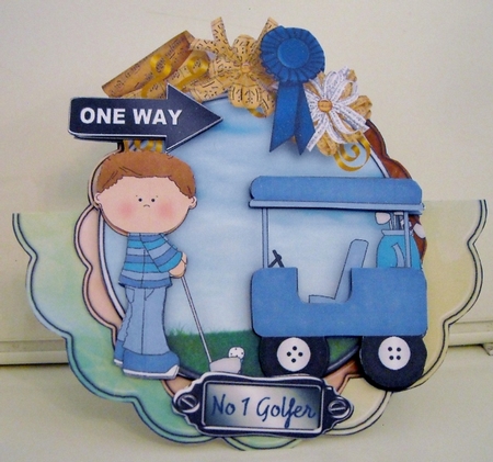 No 1 Golfer Mini Kit by Pam Stubley