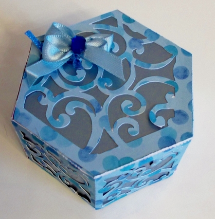 Filigree Design Set - Hexagon Box by Pam Stubley