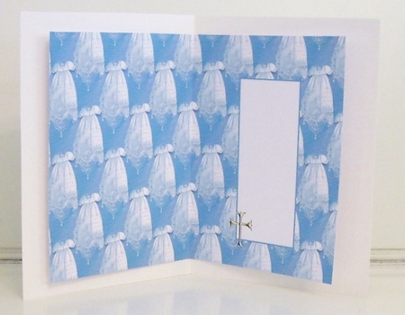 Blue Christening Gown Insert by Pam Stubley