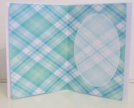 Shades of Green Plaid Insert by Pam Stubley