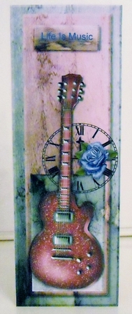 Large Dl Card Time for Music by Pam Stubley