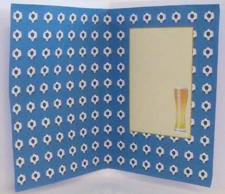 Football Blue Insert by Pam Stubley
