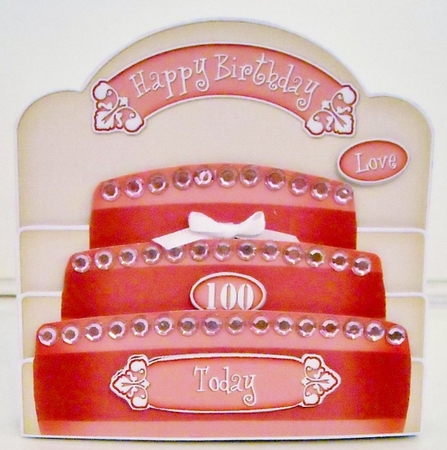 3D Birthday Cake - Add Your Own Topping - Pop Out Card Kit by Pam Stubley