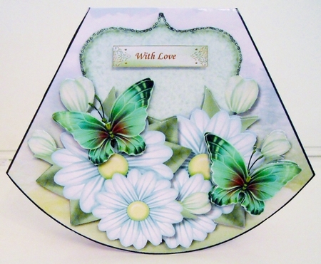 Mini Kit Wobble Card Flowers& Butterflies by Pam Stubley