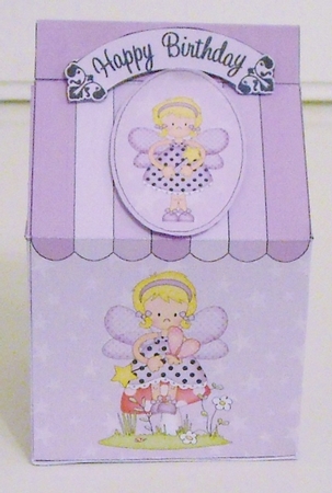 3D Girlz Fairy Fiz Milk Carton Money or Treat Box Mini Kit by Pam Stubley