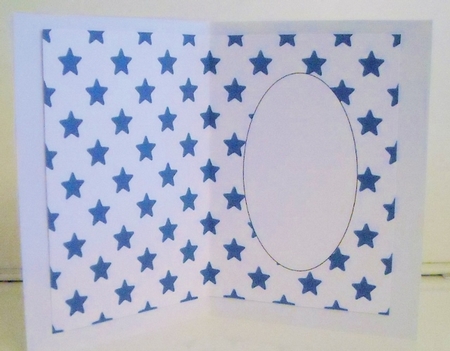 Birthday Star Blue Insert by Pam Stubley