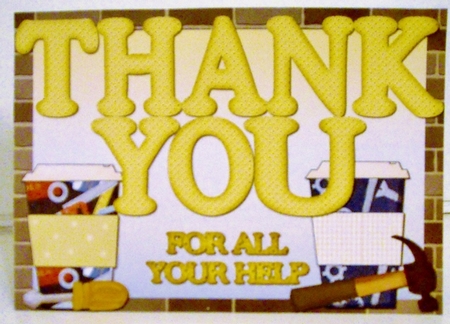 A4 Thank You Coffee and Tools by Pam Stubley