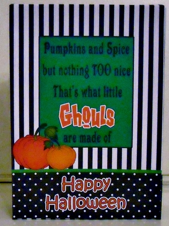 3D Spooky Pumpkins Halloween Gift Bag Mini Kit by Pam Stubley