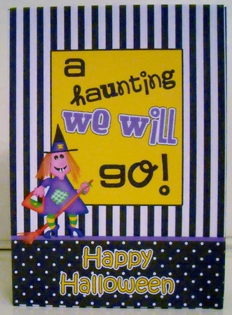 3D Spooky Witch Halloween Gift Bag Mini Kit by Pam Stubley