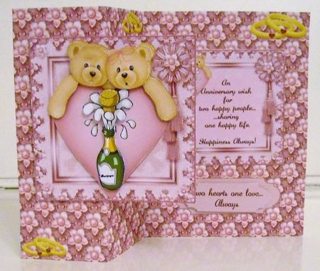 Love Bears Foldback Card Kit by Pam Stubley