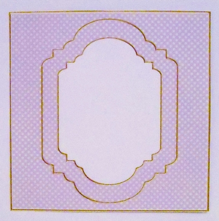 Lilac Dotty Fancy 7in Square Insert Panel Sheet by Pam Stubley