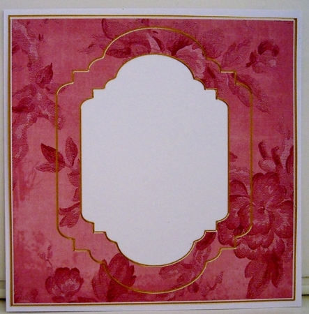 Dred Rose Fancy 7in Square Insert Panel Sheet by Pam Stubley
