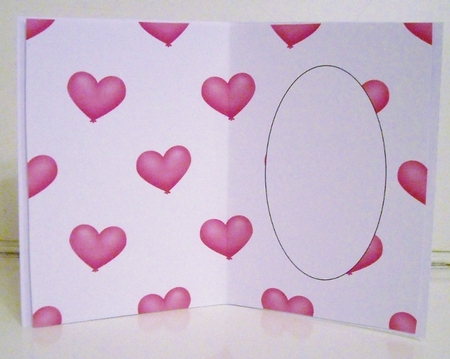 Heart Balloon Pink Insert by Pam Stubley