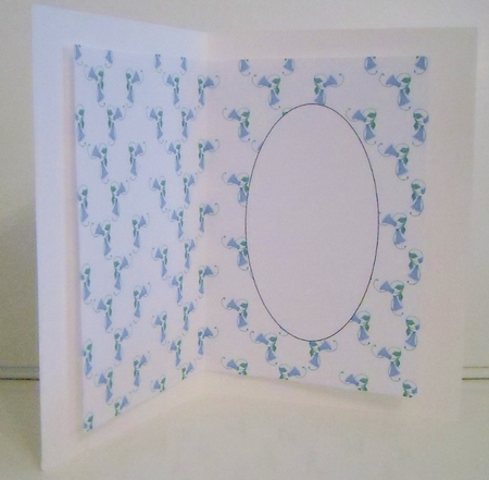 Easter Flower Blue Insert by Pam Stubley
