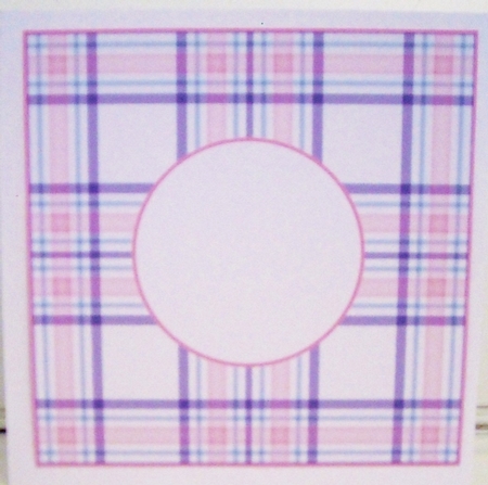 Easter Plaid Insert 8x8 7 by Pam Stubley