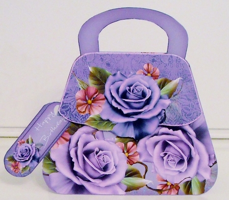 Purple Delight Birthday / Mother's Day Handbag Kit by Pam Stubley
