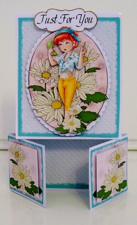Dutch Fold Card - So Pretty by Pam Stubley
