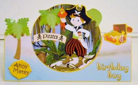 Standup Mini Kit - Ahoy Matey! Little Pirate #2 by Pam Stubley