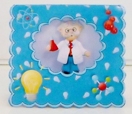 Einsteins Eureka Moment (multi Use) Scalloped Tent Card Kit by Pam Stubley