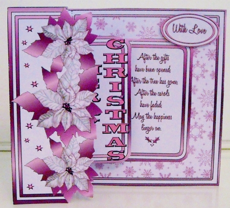 Fbp Shiny Purple Poinsettias by Pam Stubley