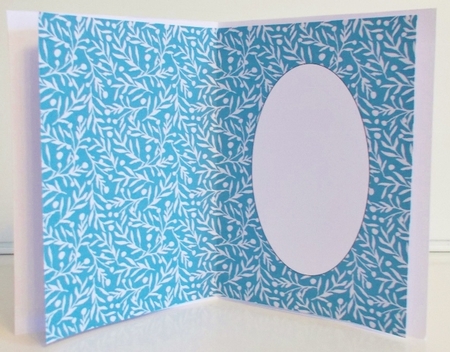 Leaves Teal Insert by Pam Stubley