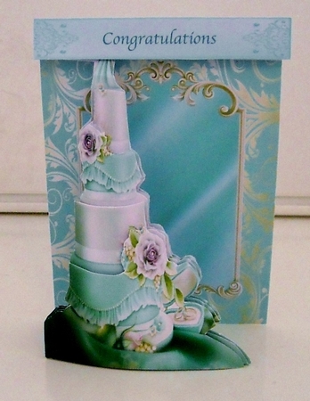Tiffany Wedding Elegance 3 in 1 Card by Pam Stubley
