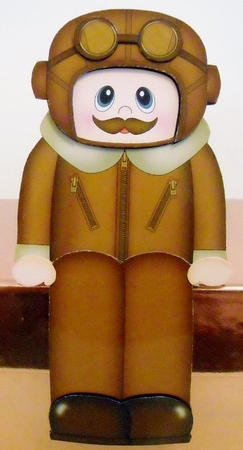 3D on the Shelf Card Kit - Little Pilot Aviator Bud by Pam Stubley