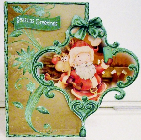 Mini Kit -over the Edge- Santa Selfie #5 by Pam Stubley
